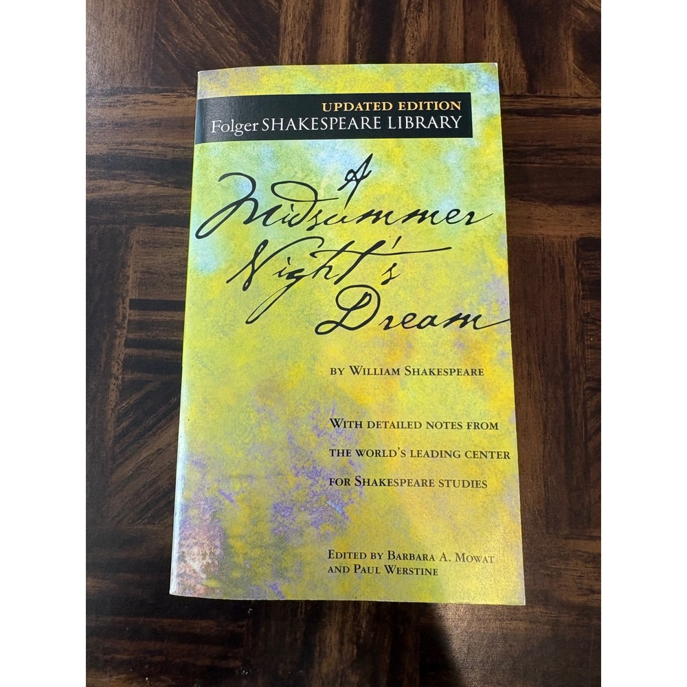 A Midsummer‎ Night's Dream Folger Shakespeare Library Paperback
